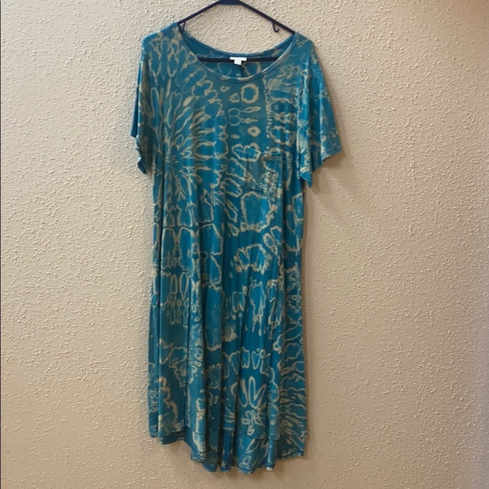 2XL tie die dress